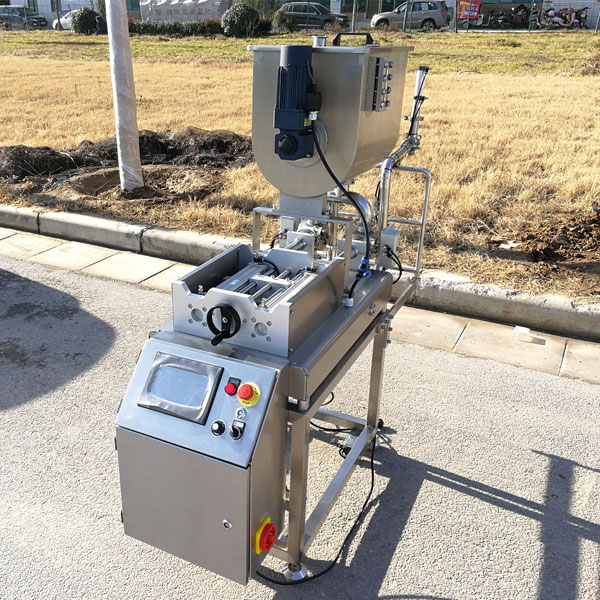 半自動牛肉醬灌裝機-牛肉醬加工生產(chǎn)設(shè)備 半自動牛肉醬灌裝機-牛肉醬加工生產(chǎn)設(shè)備